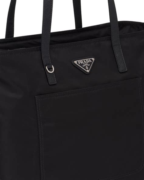 Prada nylon tote bag sale